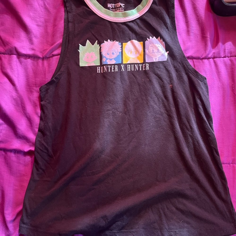 Hot Topic Hunter x Hunter Black Tank Top